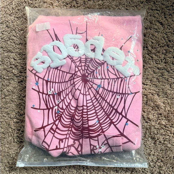 OG 2021 Sp5der hoodie (OG Pink Colorway)